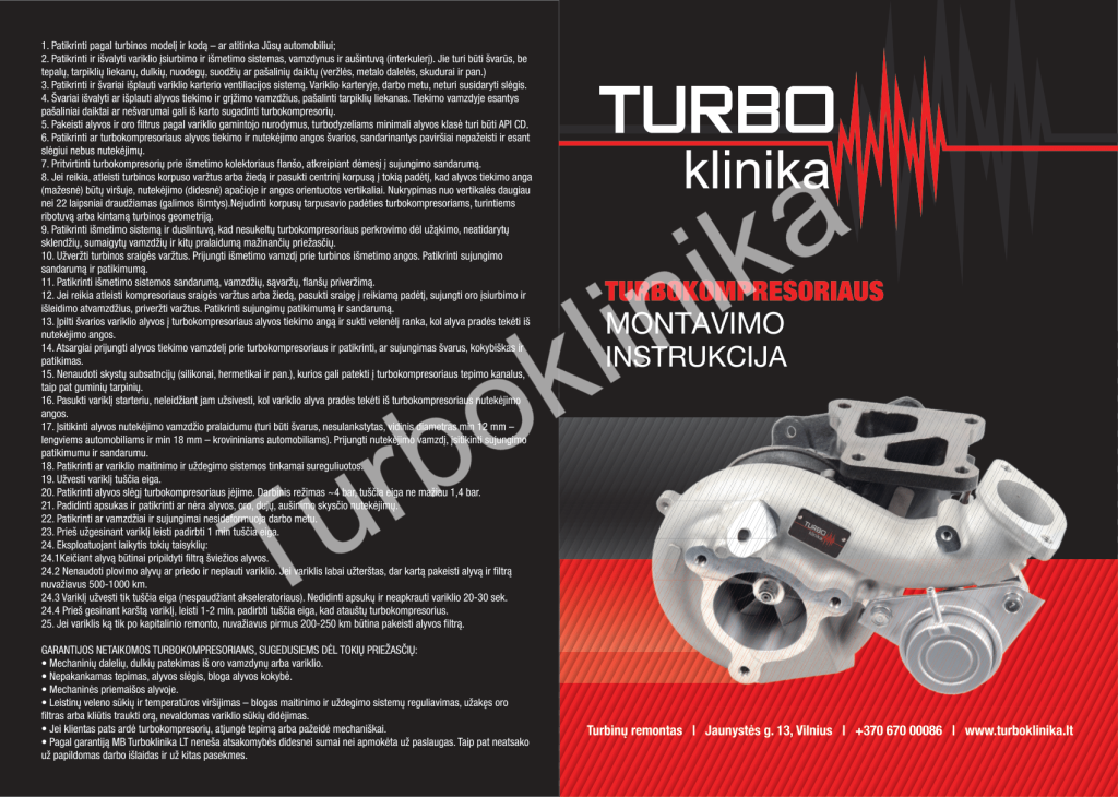 TURBO Klinika Garantija